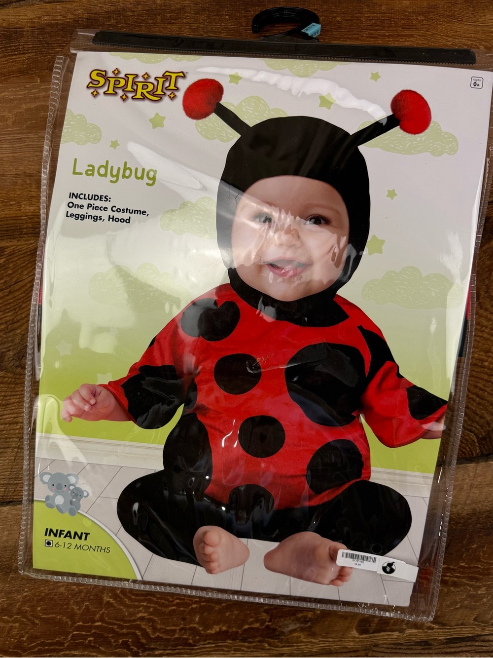 Spirit Infant Ladybug Costume - Red and Black